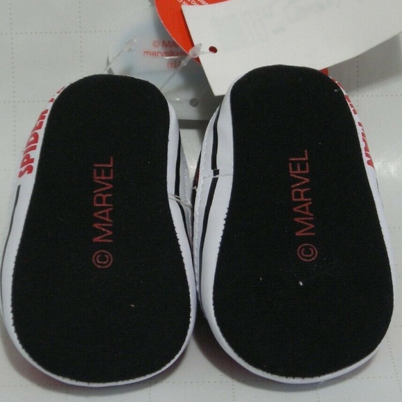 Baby Crib Shoes Marvel Spider-Man Size 3-6 Months - Picture 3 of 4